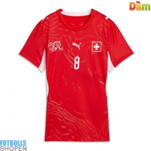 Billiga Schweiz Remo Freuler #8 Hemmatröja Dam VM 2026 Kortärmad